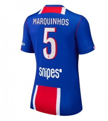 Paris Saint-Germain Marquinhos #5 Hjemmebanetrøje Dame 2026-27 Kortærmet Paris Saint-Germain Marquinhos #5 Hjemmebanetrøje Dame 2026-27 Kortærmet
